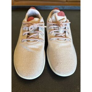 Allbirds men’s 11 Wool Runner Tuke French  Fry Light Pink Lace Up